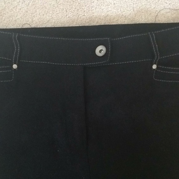 Proportion Petite Dress Pants Black Size 6 EUC - Picture 2 of 6